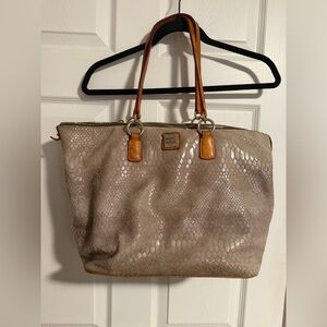 Dooney & Bourke Textured Beige Tote